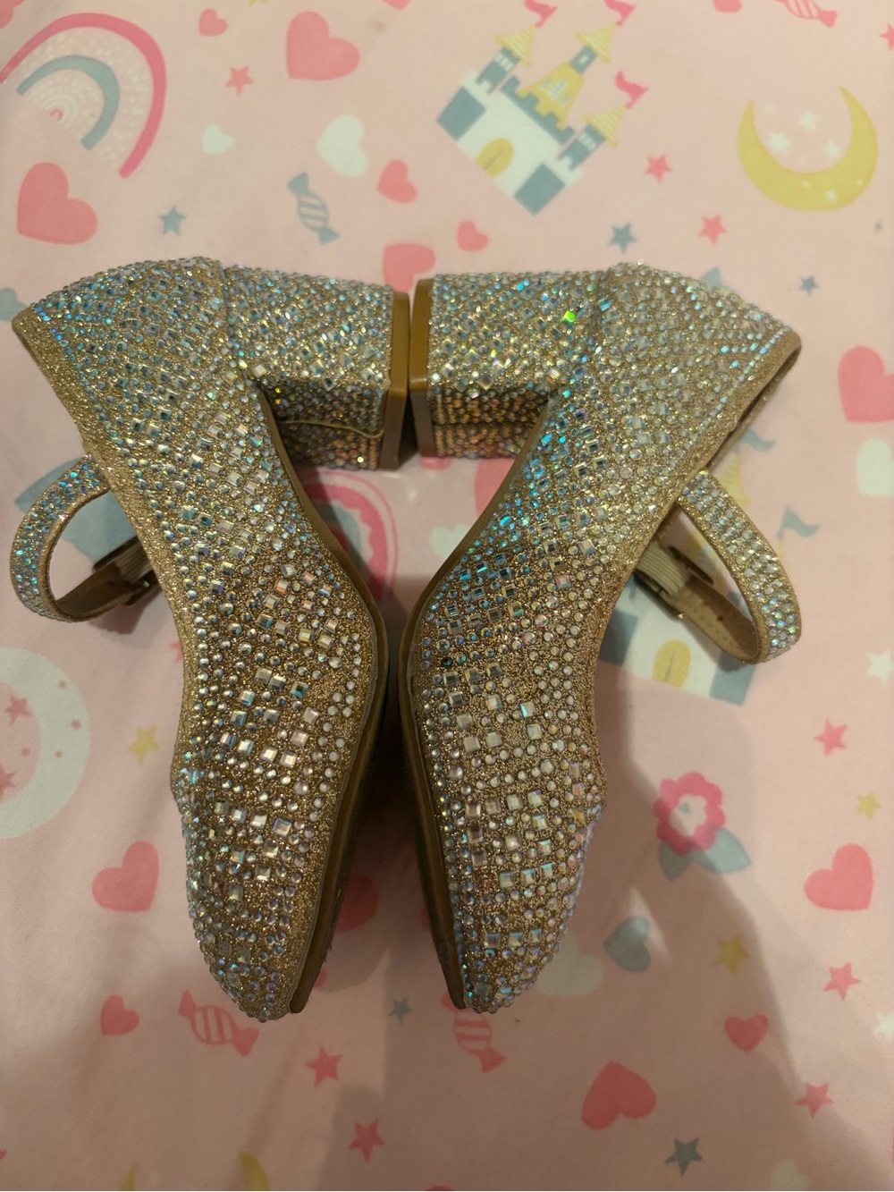 Soarkly silver gray high heels - size 10